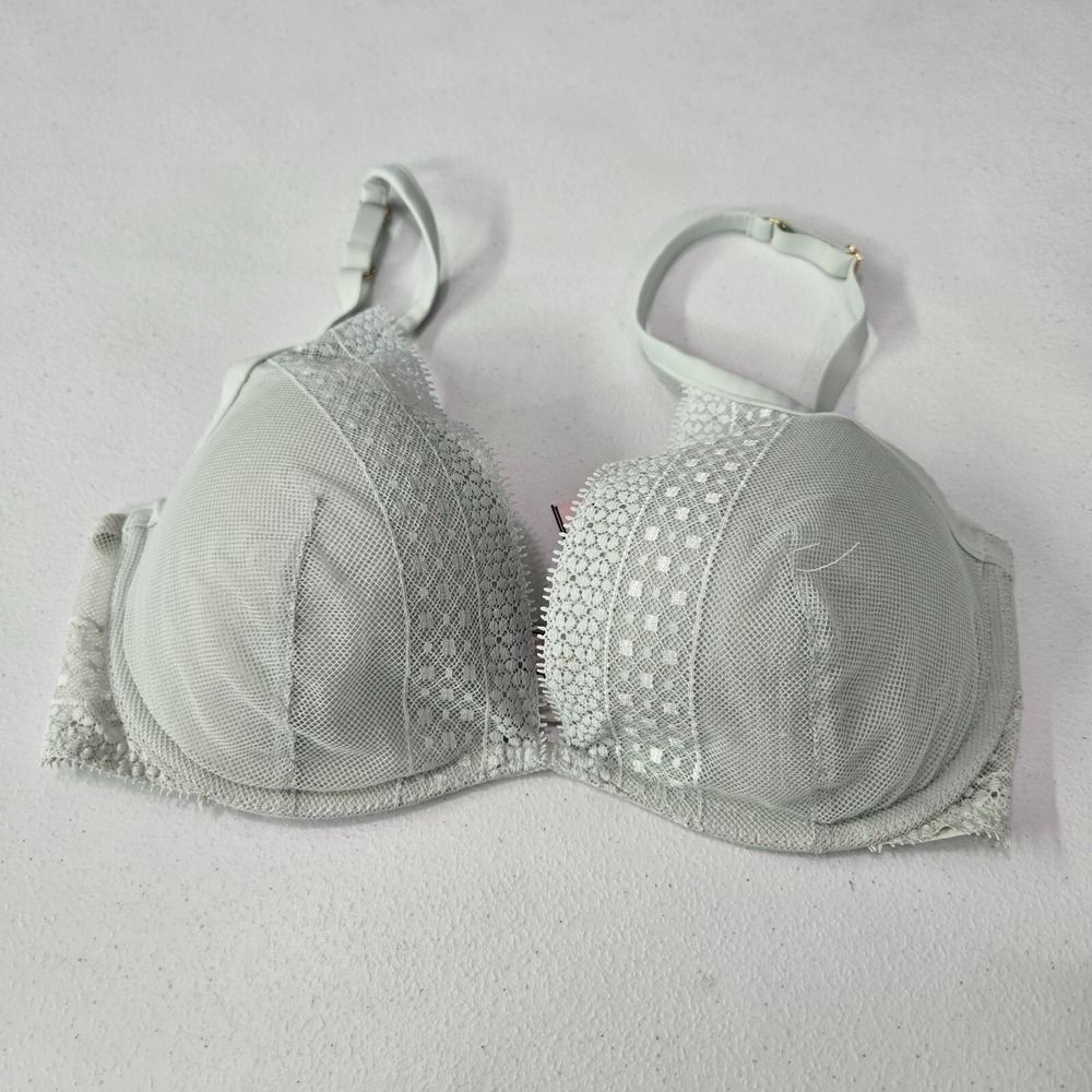 Victoria Secret Women Bra 32DD‎ Green Light Incredible by Plunge Underwire